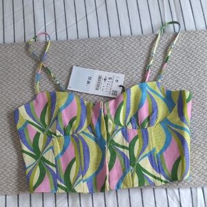 Colorful Patterned Women's Top